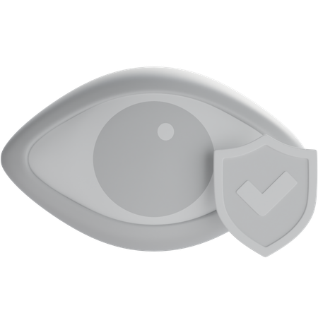 Eye Insurance  3D Icon