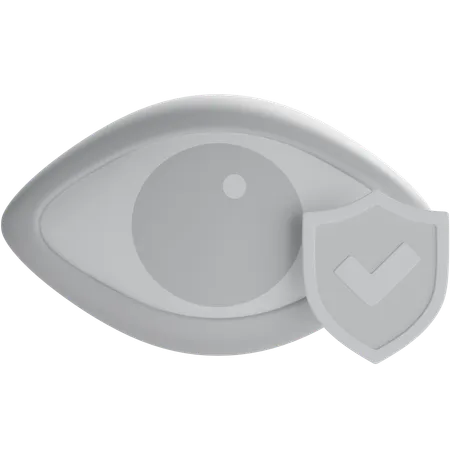 Eye Insurance  3D Icon