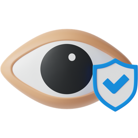 Eye Insurance  3D Icon