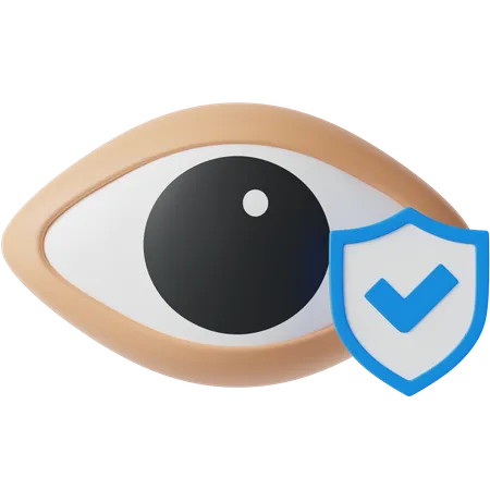 Eye Insurance  3D Icon