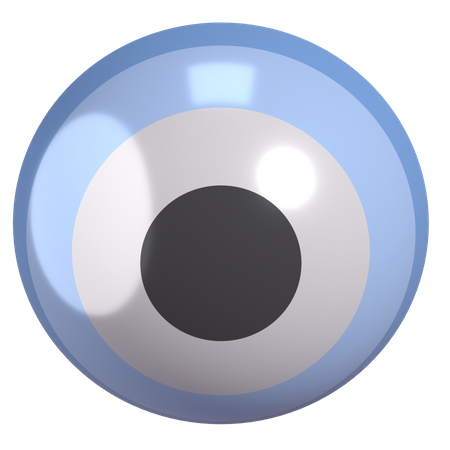 Eye Lens 3D Illustration