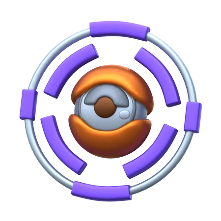 Eye Recognition 3 D Icon Pack 3D Icon