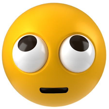 Eye Roll  3D Icon