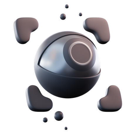 Eye Scan  3D Icon