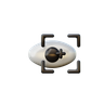 eye scan lock 3d logos