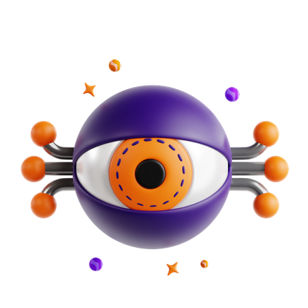 Eye Scaner  3D Icon