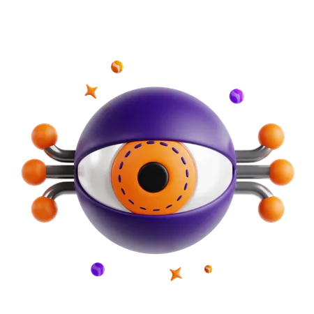 Eye Scaner  3D Icon