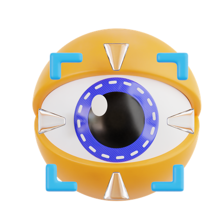 Eye Scanner  3D Icon