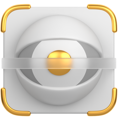 Eye Scanner  3D Icon