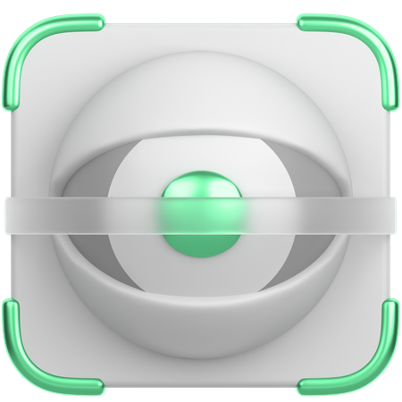 Eye Scanner  3D Icon