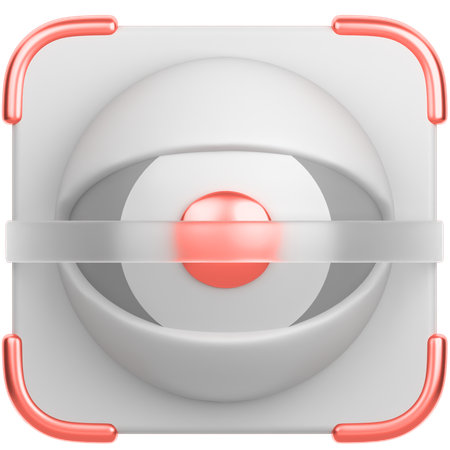 Eye Scanner  3D Icon