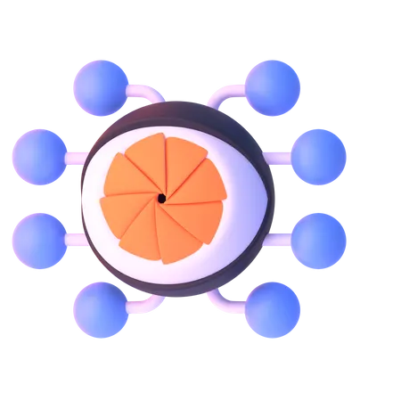 Eye Scanner  3D Icon