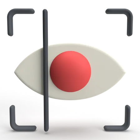 Eye Scanner  3D Icon