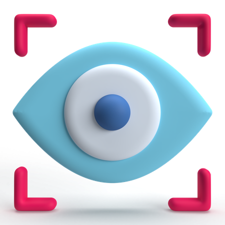 Eye Scanner  3D Icon