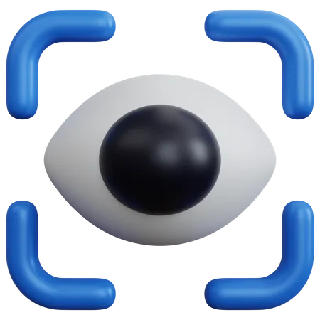 Eye Scanner  3D Icon