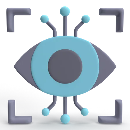 Eye Scanner  3D Icon