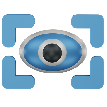 Eye Scanner  3D Icon