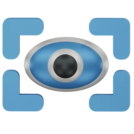 Eye Scanner  3D Icon