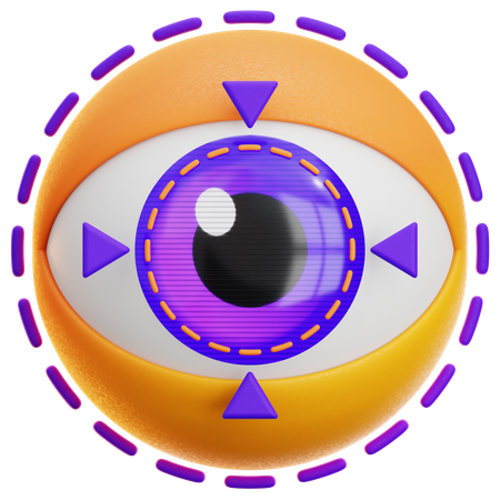 EYE SCANNER  3D Icon