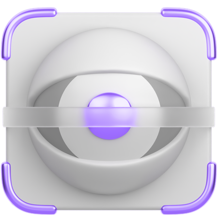 Eye Scanner  3D Icon