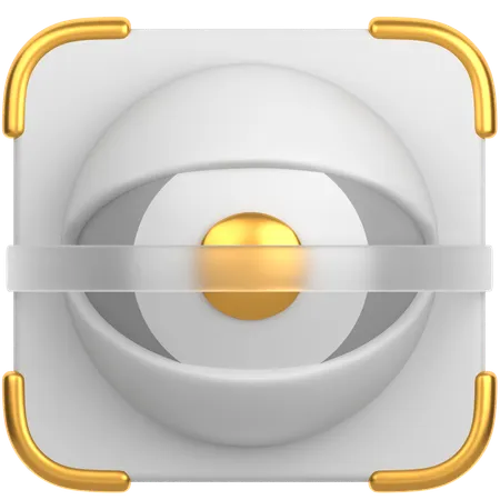 Eye Scanner  3D Icon