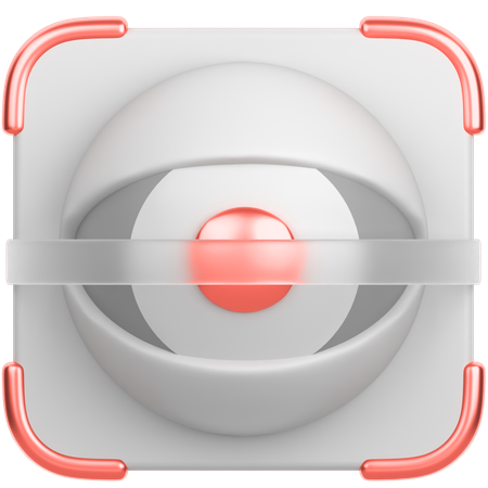 Eye Scanner  3D Icon
