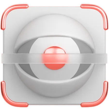 Eye Scanner  3D Icon