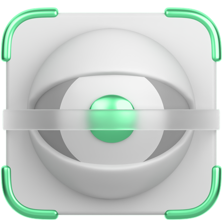 Eye Scanner  3D Icon