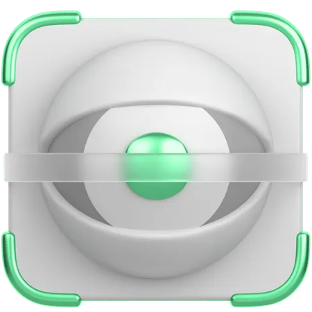 Eye Scanner  3D Icon