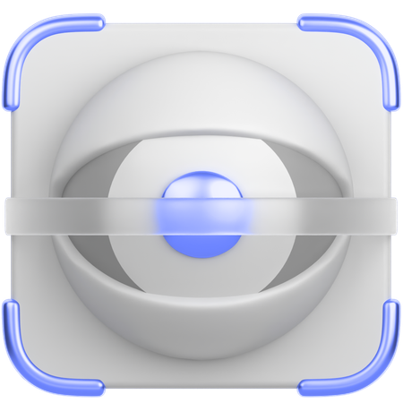 Eye Scanner  3D Icon
