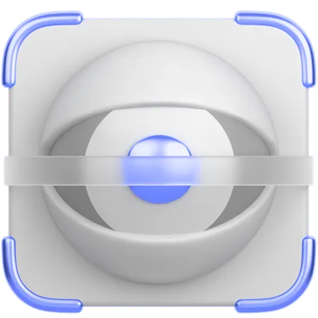 Eye Scanner  3D Icon