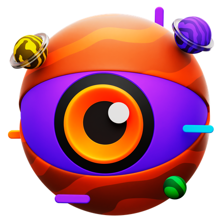 Eye Scanner  3D Icon