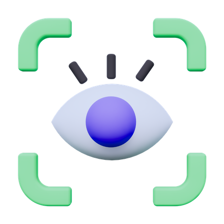 Eye Scanner  3D Icon
