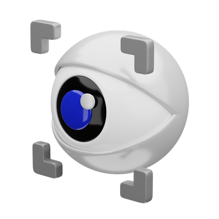Eye Scanner  3D Icon