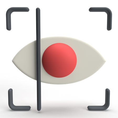 Eye Scanner  3D Icon