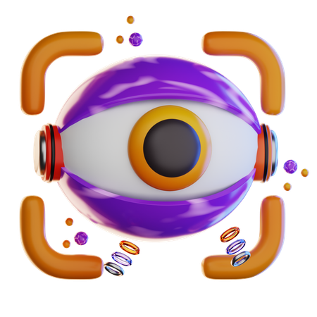 Eye Scanner  3D Icon