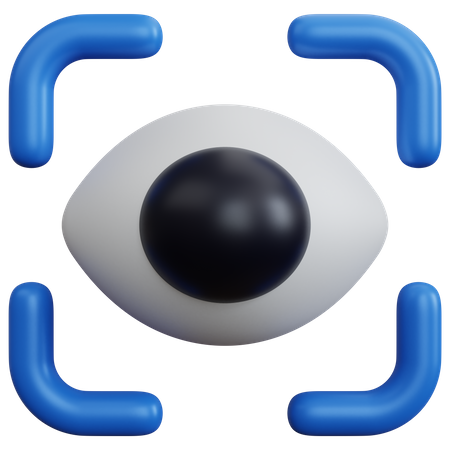 Eye Scanner  3D Icon