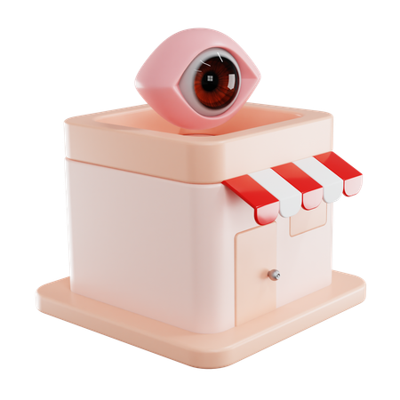 Eye Store  3D Icon