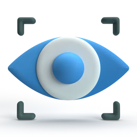 Eye Tracking  3D Icon