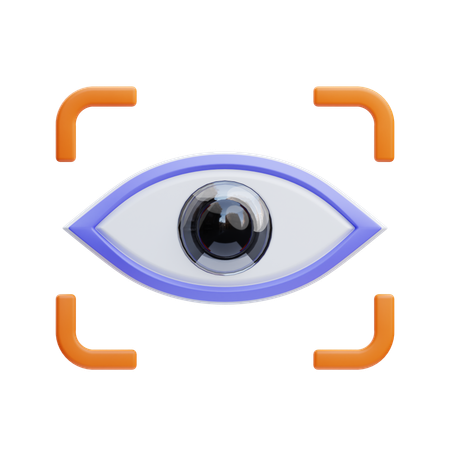 Eye Tracking  3D Icon