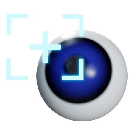 Eye tracking  3D Icon