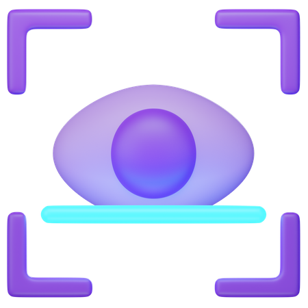 Eye Tracking Device  3D Icon