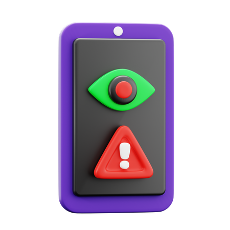 Eye Verification  3D Icon