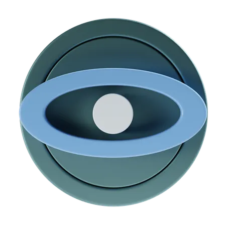 Eye Visibility 3 D Icon And Illustration 3D Icon