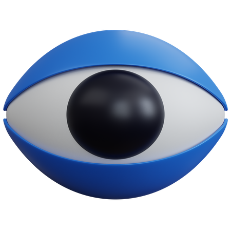 Eye Vision  3D Icon