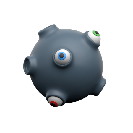 Eyeball Monster  3D Icon