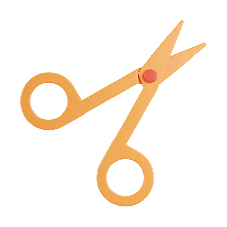 Eyelashes Scissor  3D Icon