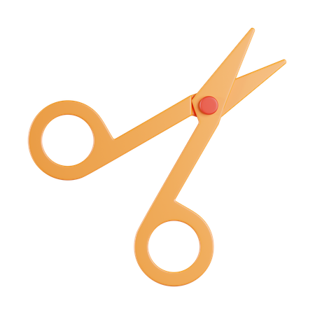 Eyelashes Scissor  3D Icon