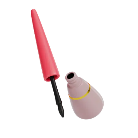 Eyeliner Brush  3D Icon