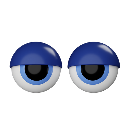Premium Eyes 3D Illustration download in PNG, OBJ or Blend format